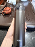 膳魔師（THERMOS）保溫杯不銹鋼水杯500ml黑色男女學(xué)生禮物JNL-505新年送禮 曬單實(shí)拍圖