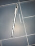 愛(ài)好（AIHAO）蘭花瓷拔帽中性筆0.35簽字筆辦公用黑色學(xué)生全針管刷題筆黑色水筆12支 4011 曬單實(shí)拍圖