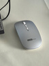 聯(lián)想（Lenovo）無(wú)線(xiàn)鼠標無(wú)線(xiàn)靜音藍牙鼠標可充電輕薄便攜筆記本電腦ipad平板安卓蘋(píng)果手機通用無(wú)線(xiàn)商務(wù)辦公鼠標 銀色-雙模版【左右靜音按鍵】 無(wú)線(xiàn)藍牙鼠標【Type-c充電/配充電線(xiàn)】 曬單實(shí)拍圖
