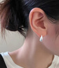 YaoYiZun水滴純銀耳環(huán)女2025年新款高級感小眾輕奢銀耳飾生日禮物送老婆 【999銀】水滴純銀耳環(huán) 曬單實(shí)拍圖