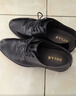 百麗男鞋商務(wù)正裝休閑增高真皮鞋A0917 黑色-內增高 40 曬單實(shí)拍圖