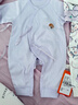 貝瑞加（Babyprints）新生兒連體衣2件裝嬰兒長(cháng)袖純棉四季內衣初生寶寶護肚爬服 紫52 曬單實(shí)拍圖