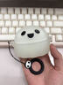 京苑 適用紅米buds8pro保護套 小米REDMI Buds 8 Pro保護殼 紅米耳機套 機器人 防摔卡通軟膠耳機殼 【夜光-透白幽靈】+掛環(huán) Redmi Buds 8 Pro保護套 曬單實(shí)拍圖