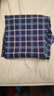 【大牌代工廠(chǎng)出品】情侶款全棉長(cháng)褲睡褲寬松純棉休閑居家格子 男款 230（藍色格子） 2XL 曬單實(shí)拍圖