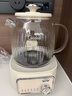 美的（Midea）花漾0膠水全玻璃養生壺多功能煮茶壺母嬰燒水壺恒溫電熱水壺全自動(dòng)一體1.2L YS12B302J 曬單實(shí)拍圖