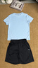 安踏兒童好洗男童套裝2026年夏季T恤短褲五分速干衣涼感運動(dòng)服2件套 [男童2件套] 藍T恤+黑5分褲 店長(cháng)推薦 5701-2 130 cm 曬單實(shí)拍圖