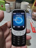 諾基亞（NOKIA）3210 4G 移動(dòng)聯(lián)通電信廣電全網(wǎng)通 2.4英寸雙卡雙待 直板按鍵學(xué)生功能機備用手機黑色 曬單實(shí)拍圖
