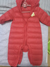 巴拉巴拉童裝嬰兒羽絨服寶寶輕薄連體衣抱衣爬服兒童冬裝男童女童可愛(ài)萌趣 曬單實(shí)拍圖