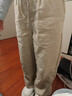 京東京造100%亞麻靜奢老錢(qián)風(fēng)休閑褲女2026新款春裝褲子女顯瘦亞麻色 XS 曬單實(shí)拍圖