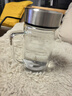 富光雙層玻璃杯支持團購定制泡茶杯辦公杯帶把 大容量男女水杯子580ML 曬單實(shí)拍圖