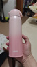 膳魔師（THERMOS）不銹鋼保溫杯兒童男女士學(xué)生水杯大容量杯子團購生日禮物JNR 【熱賣(mài)推薦】漸變粉 500ml 曬單實(shí)拍圖