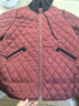 梵花秀春秋胖媽媽裝外套大碼遮肉新款秋冬風(fēng)衣50歲中老年女裝連帽上衣 紅色輕薄夾棉 XL 建議穿108-120斤 曬單實(shí)拍圖