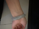 小星娜“流量小花”玉手鐲子女款緬甸翡翠冰種飄花真玉正品送女友(處理) “天選之人”翡翠手鐲 52mm-53mm（贈玉石吊墜+禮盒） 曬單實(shí)拍圖