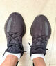 AJNIKER莆田椰子鞋yeezy350純原真爆滿(mǎn)天星網(wǎng)面透氣休閑鞋男女同款 adi350黑武士【真爆大底】 38 曬單實(shí)拍圖