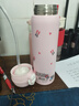 迪士尼（Disney）朱迪雙飲保溫杯瘋狂動(dòng)物城316不銹鋼帶吸管上學(xué)女孩生日禮物500ml 曬單實(shí)拍圖