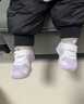 基諾浦寶寶學(xué)步鞋春秋款0-1歲童鞋軟底男寶女童嬰幼兒鞋GB2397/2397A GB2397A白色/淡紫 18 110mm 適合腳長(cháng)106-115mm 曬單實(shí)拍圖