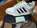 阿迪達斯（adidas）官方男鞋女鞋 新款情侶運動(dòng)鞋潮流時(shí)尚耐磨休閑鞋低幫皮面板鞋 2546/白黑棕/推薦 41 曬單實(shí)拍圖