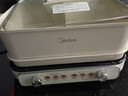 美的（Midea）電火鍋鴛鴦鍋烤肉鍋火鍋專(zhuān)用鍋0氟涂層超薄速沸電火鍋多功能鍋料理鍋分體式6.5L多用途鍋DLS3322R2 曬單實(shí)拍圖