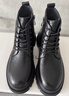 百麗男靴厚底馬丁靴冬商場(chǎng)款休閑短靴8CQ01DD3 黑色絨里 42 曬單實(shí)拍圖
