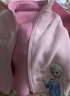 迪士尼艾莎女童馬甲秋冬兒童背心春秋外穿愛(ài)莎公主寶寶搖粒絨馬夾 JXAM3002D粉色 120  曬單實(shí)拍圖