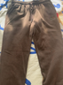 Abercrombie & Fitch美式百搭抓絨LOGO束腳運動(dòng)衛褲長(cháng)褲25秋冬新款男裝134-5147 棕色 S (175/76A) 曬單實(shí)拍圖