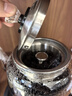 陶臣（TAOCHEN）電磁爐大容量蒸茶壺煮茶器加厚玻璃電磁爐燒水壺噴淋式蒸汽茶壺 02款蒸茶壺+黑色電陶爐 曬單實(shí)拍圖
