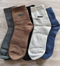 羅蒙（ROMON）襪子男士冬季100%純棉10A抗菌加絨加厚保暖中筒襪全棉耐磨毛圈襪 曬單實(shí)拍圖