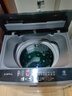 HYUNDAI（韓國現代）全自動(dòng)洗衣機 家用大容量智能波輪 宿舍出租房省電節能輕音 洗脫一體機 帶風(fēng)干 波輪 8kg 玄武灰【店長(cháng)力薦+藍光洗護】 曬單實(shí)拍圖