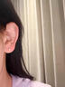 BJYLS999足銀養耳洞耳釘女睡覺(jué)免摘防堵不易過(guò)敏純銀耳棒耳針學(xué)生耳飾 圓頭+鑲鉆耳棒【各一對】 曬單實(shí)拍圖
