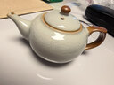 汝窯茶壺功夫茶具家用天青泡茶壺石瓢壺會(huì )客辦公茶壺美人壺 將軍壺白色 曬單實(shí)拍圖