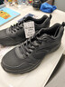 安踏男鞋運動(dòng)鞋男春夏季男士軟底網(wǎng)面透氣跑步鞋休閑鞋皮面防水鞋子男 【熱賣(mài)推薦款春季新款男鞋】黑色 40.5 （7.5碼） 曬單實(shí)拍圖