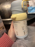 貝親（Pigeon）保溫杯兒童吸管杯 學(xué)生便攜雙飲水杯單手柄450ml(藍色萌爪小分隊) 曬單實(shí)拍圖