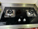 美的（Midea）家用猛火灶燃氣灶雙灶臺大火力灶具雙眼灶爐灶 天然氣灶臺式嵌入式臺嵌兩用煤氣灶雙灶液化氣爐具 【性?xún)r(jià)比款】4.8KW猛火灶Q217B （管道天然氣灶） 曬單實(shí)拍圖