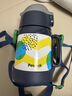 孔雀（Peacock）兒童保溫杯帶吸管雙飲水杯小學(xué)生幼兒園寶寶用便攜杯 曬單實(shí)拍圖