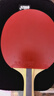 紅雙喜（DHS）乒乓球拍五星級直拍H5006反膠單拍附拍包+乒乓球 曬單實(shí)拍圖