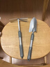 米聆園藝小鏟子種花種菜家用工具鐵鏟戶(hù)外翻土鋤頭多肉花鏟鐵鍬花鏟A [淬火鋼]園藝大號三件套 曬單實(shí)拍圖