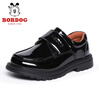 巴布豆（BOBDOG）童鞋男童軟底兒童黑色皮鞋春秋款禮服單鞋 108533104 黑色33 曬單實(shí)拍圖