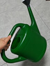煦凜日本灑水壺澆花家用大容量園藝工具澆水壺多肉綠植盆栽噴澆花 復古綠灑水壺5L （一體式壺身_可拆卸花灑頭_澆灑兩用） 曬單實(shí)拍圖