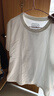 馬登工裝300g重磅t恤男夏季三本針純棉正肩短袖男士白色半袖打底衫 白色 【cleanfit/衣服男裝夏季】 XL 【修身版型，合身可拍大一碼】 曬單實(shí)拍圖