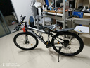 金武端自行車(chē)成人山地車(chē)公路賽車(chē)單車(chē)騎行變速超輕越野中學(xué)生初中青少年 頂配版-輻條輪-黑白色 26寸21速 曬單實(shí)拍圖
