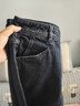 ONLY2025夏季新款潮流百搭高腰漸變寬松喇叭褲牛仔褲女|125332115 J39 藍黑 2XL XXL標準褲長(cháng) 曬單實(shí)拍圖