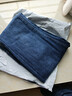 柒牌【含桑蠶絲】牛仔褲男春秋時(shí)尚休閑水洗中青年長(cháng)褲子 曬單實(shí)拍圖