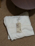 MUJI 女式 雙層紗織點(diǎn)狀提花長(cháng)袖睡衣女士家居服套裝純棉春季女款 米白色 M 上裝160/84A 下裝160/66A 曬單實(shí)拍圖