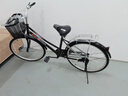火星翼自行車(chē)男女式單變速輕便男成年人代步通勤上班學(xué)生復古公主單車(chē) 低梁-黑色-豪華版 充氣胎26寸 曬單實(shí)拍圖