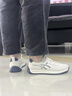 BFGN品牌牛皮男鞋2026春夏季新款透氣運動(dòng)鞋男士阿甘鞋增高休閑鞋子男 白藍色【皮面】-高端男鞋 41 皮鞋碼 曬單實(shí)拍圖