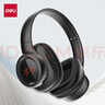 得力（deli）英語(yǔ)四六級聽(tīng)力耳機專(zhuān)四專(zhuān)八可調頻考試專(zhuān)用頭戴式耳機無(wú)線(xiàn)英語(yǔ)46級考試學(xué)校廣播考研支持AUX黑色 曬單實(shí)拍圖