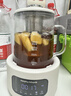 摩飛電器（Morphyrichards）全玻璃養生壺1.5升恒溫壺燒水壺熱水壺家用多功能煮茶壺0膠水0拼接風(fēng)冷降溫甜品燕窩MR5606 曬單實(shí)拍圖