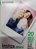 富士（FUJIFILM）【順豐空運包郵】instax mini拍立得相紙三寸相片紙mini12迷你照片 適用MINI12/11/7+/40/90/EVO 白邊20張（盒裝） 【全新正品 順豐空運包郵】 曬單實(shí)拍圖
