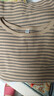 優(yōu)衣庫女裝羅紋船領(lǐng)條紋T恤/五分袖26春夏新款486466 31 米色 XL 曬單實(shí)拍圖