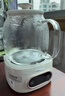 美的（Midea）花漾0膠水全玻璃全自動(dòng)養生壺 多功能煮茶壺 母嬰燒水壺恒溫電熱水壺煮茶器花茶壺1.2L YS12B102 曬單實(shí)拍圖
